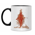 Кружка двухцветная