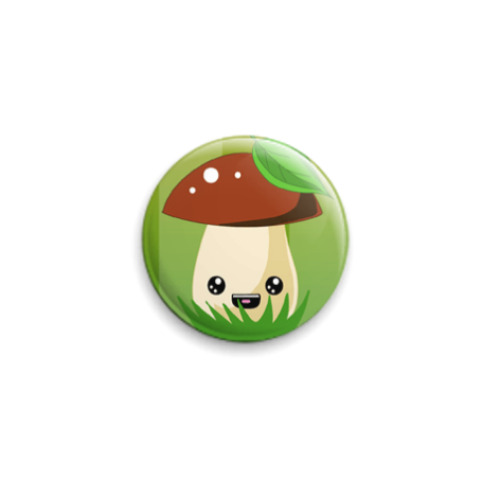 Значок 25мм Mushroom