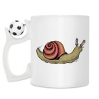 Кружка с футбольным мячиком