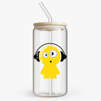 Банка с бамбуковой крышкой