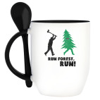 Кружка с ложкой