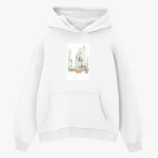 Толстовка худи оверсайз