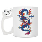 Кружка с футбольным мячиком