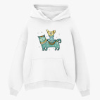 Толстовка худи оверсайз