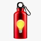 Металлическая бутылка 400 мл UV-DTF