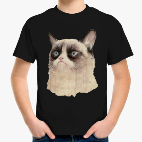 Детская футболка Grumpy Cat / Сердитый Кот