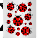 МНОГО Божьих коровок