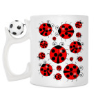 Кружка с футбольным мячиком