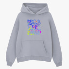 Толстовка худи оверсайз