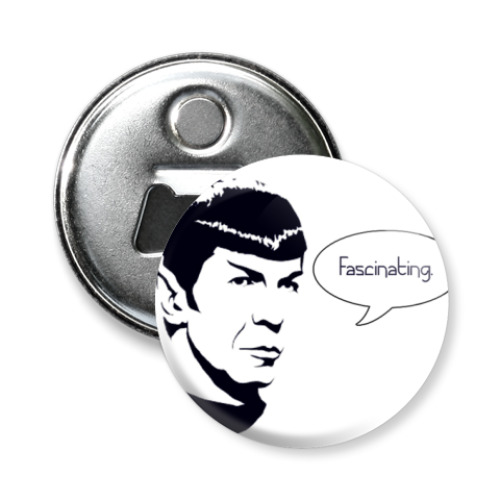 Магнит-открывашка с принтом -открывашка 58 мм