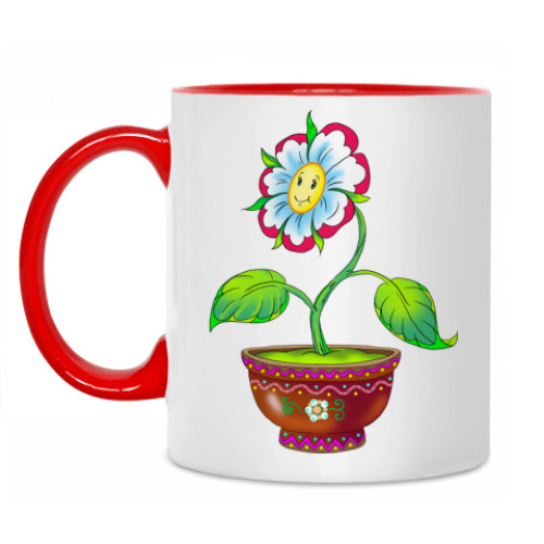 Кружка Цветок