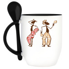 Кружка с ложкой