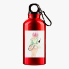 Металлическая бутылка 400 мл UV-DTF