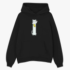 Толстовка худи оверсайз