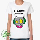 Женская футболка органик