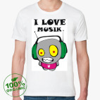 Мужская футболка органик