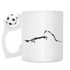 Кружка с футбольным мячиком