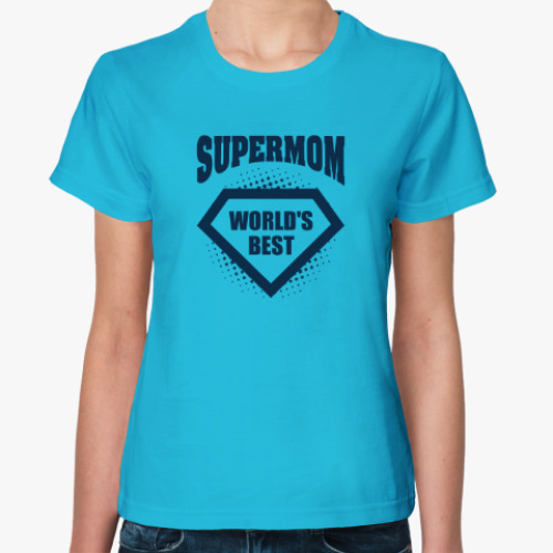 Женская футболка SUPERMOM world's best