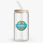 Банка с бамбуковой крышкой