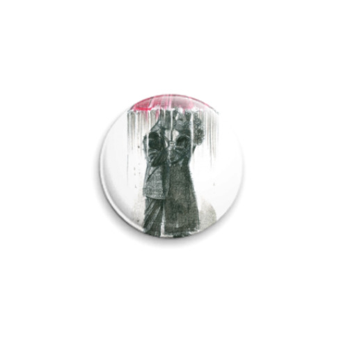 Значок 25мм с принтом Любовь