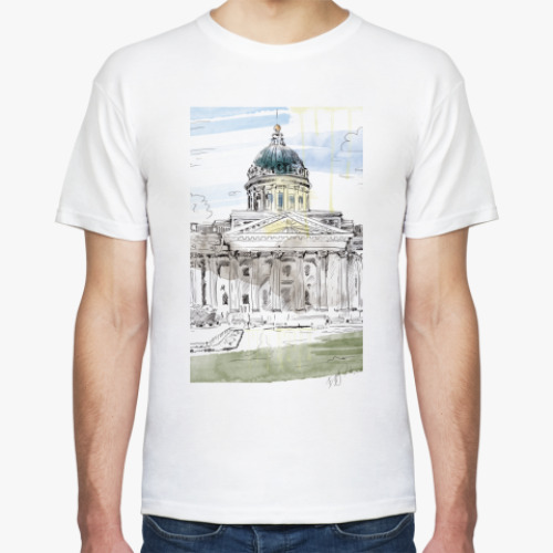 Футболка с принтом Казанский собор