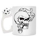 Кружка с футбольным мячиком