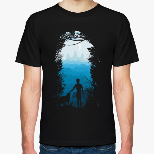 Футболка с принтом Mowgli