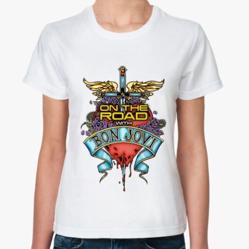 Классическая футболка  Bon Jovi