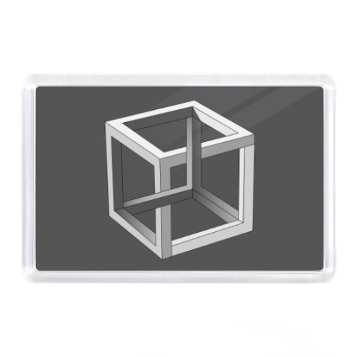 Магнит Невозможный Куб 3D