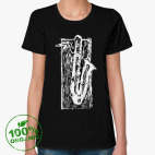 Женская футболка органик