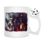 Кружка с футбольным мячиком