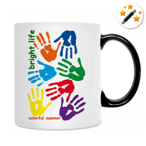 Кружка-хамелеон Руки рн.