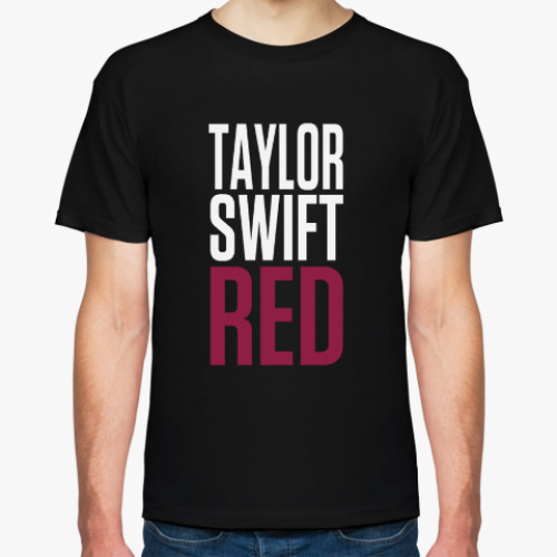 Футболка с принтом Taylor Swift Red