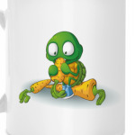 Добрый Черепашонок с морковкой