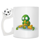 Кружка с футбольным мячиком