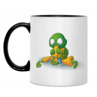 Кружка двухцветная