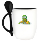 Кружка с ложкой