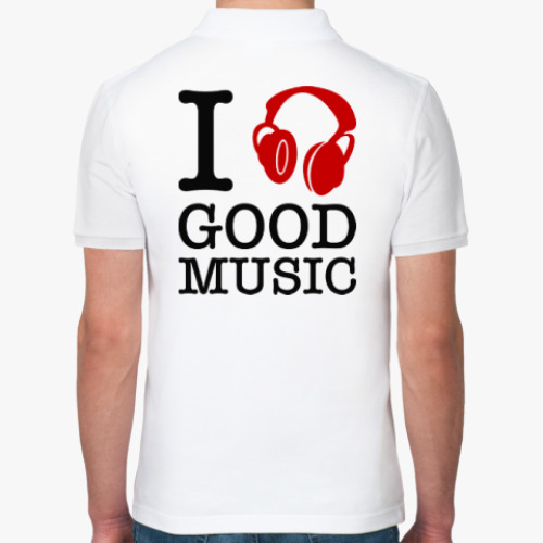 Рубашка поло I love good music