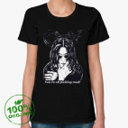 Женская футболка органик