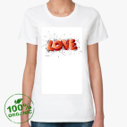 Женская футболка органик