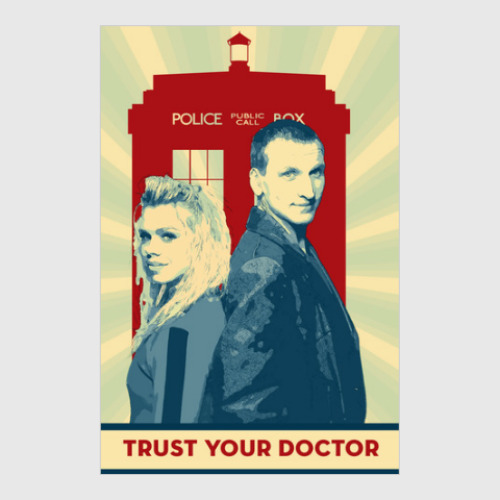 Постер Doctor Who Trust your doctor