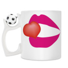 Кружка с футбольным мячиком