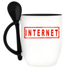 Кружка с ложкой