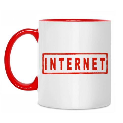 Кружка с принтом INTERNET