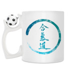 Кружка с футбольным мячиком