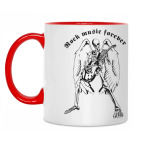 Двухцветная кружка Rock music forever