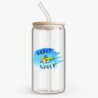 Банка с бамбуковой крышкой