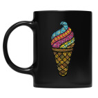 Кружка цветная UV-DTF