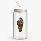 Банка с бамбуковой крышкой