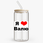 Банка с бамбуковой крышкой